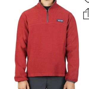 Hawke & Co NWT men’s biking red 1/4 zip fleece pullover shirt size medium